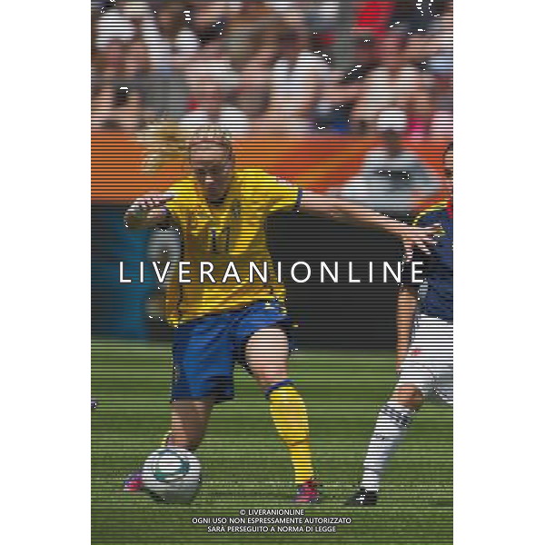 Lisa Dahlkvist (Sweden); June 28; 2011 - Football : Fifa Women\'s World Cup Germany 2011;Group C Match 6; match between Colombia 0-1 Sweden at BayArena Stadion ;Leverkusen, Germany.;;( photo by aicfoto)(ITALY) [0855] /AGENZIA ALDO LIVERANI SAS