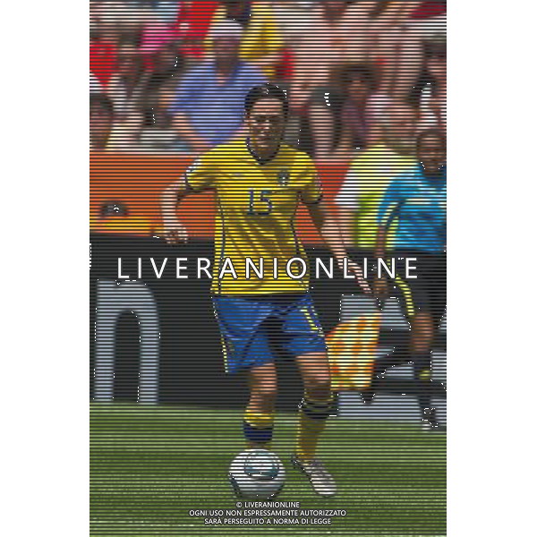 Therese Sjogran (Sweden); June 28; 2011 - Football : Fifa Women\'s World Cup Germany 2011;Group C Match 6; match between Colombia 0-1 Sweden at BayArena Stadion ;Leverkusen, Germany.;;( photo by aicfoto)(ITALY) [0855] /AGENZIA ALDO LIVERANI SAS
