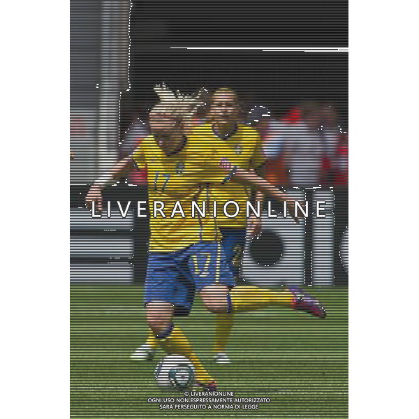 Lisa Dahlkvist (Sweden); June 28; 2011 - Football : Fifa Women\'s World Cup Germany 2011;Group C Match 6; match between Colombia 0-1 Sweden at BayArena Stadion ;Leverkusen, Germany.;;( photo by aicfoto)(ITALY) [0855] /AGENZIA ALDO LIVERANI SAS