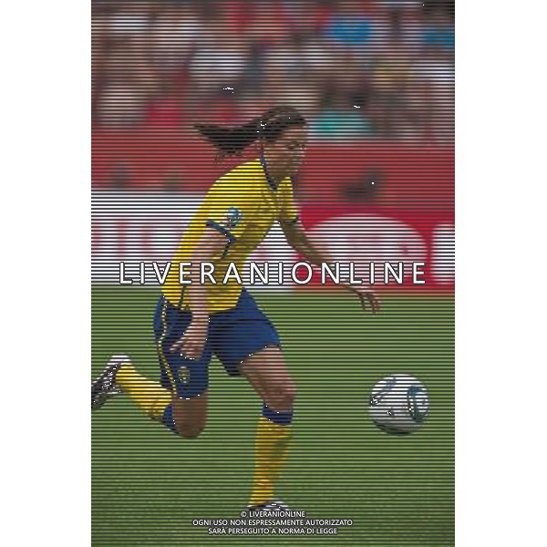 Charlotta Schelin (Sweden); June 28; 2011 - Football : Fifa Women\'s World Cup Germany 2011;Group C Match 6; match between Colombia 0-1 Sweden at BayArena Stadion ;Leverkusen, Germany.;;( photo by aicfoto)(ITALY) [0855] /AGENZIA ALDO LIVERANI SAS