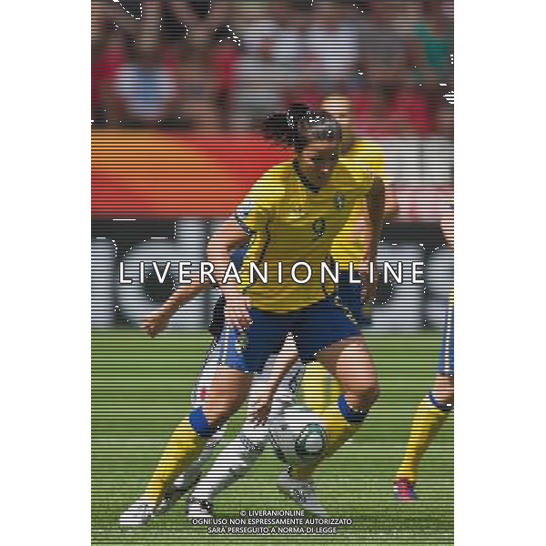 Jessica Landstrom (Sweden); June 28; 2011 - Football : Fifa Women\'s World Cup Germany 2011;Group C Match 6; match between Colombia 0-1 Sweden at BayArena Stadion ;Leverkusen, Germany.;;( photo by aicfoto)(ITALY) [0855] /AGENZIA ALDO LIVERANI SAS