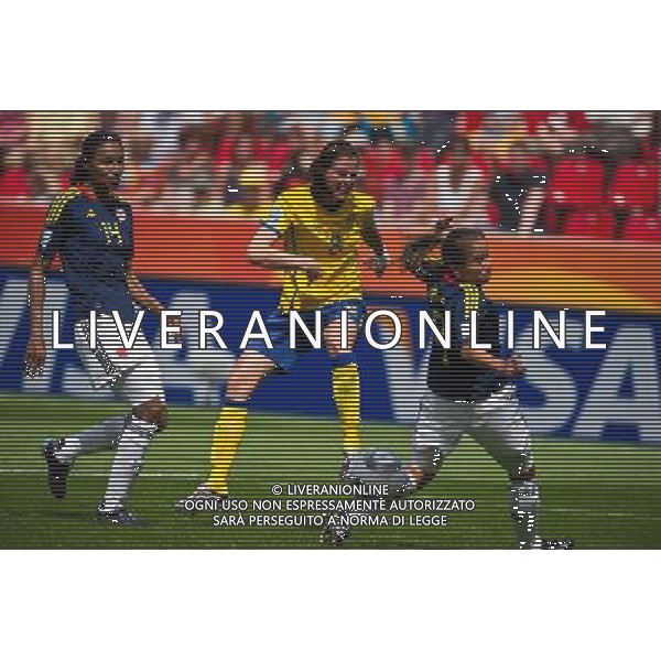 Charlotta Schelin (Sweden); June 28; 2011 - Football : Fifa Women\'s World Cup Germany 2011;Group C Match 6; match between Colombia 0-1 Sweden at BayArena Stadion ;Leverkusen, Germany.;;( photo by aicfoto)(ITALY) [0855] /AGENZIA ALDO LIVERANI SAS