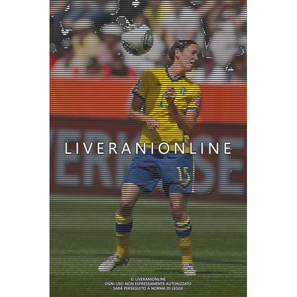 Therese Sjogran (Sweden); June 28; 2011 - Football : Fifa Women\'s World Cup Germany 2011;Group C Match 6; match between Colombia 0-1 Sweden at BayArena Stadion ;Leverkusen, Germany.;;( photo by aicfoto)(ITALY) [0855] /AGENZIA ALDO LIVERANI SAS