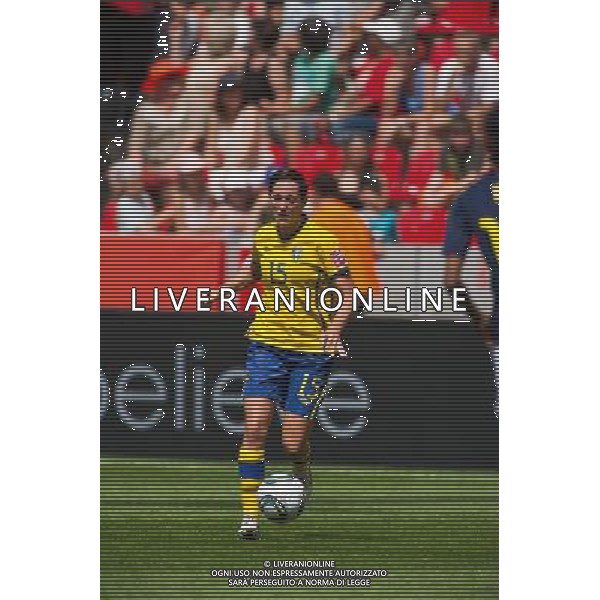 Therese Sjogran (Sweden); June 28; 2011 - Football : Fifa Women\'s World Cup Germany 2011;Group C Match 6; match between Colombia 0-1 Sweden at BayArena Stadion ;Leverkusen, Germany.;;( photo by aicfoto)(ITALY) [0855] /AGENZIA ALDO LIVERANI SAS
