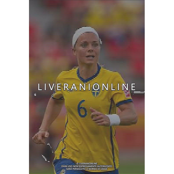 Sara Thunebro (Sweden); June 28; 2011 - Football : Fifa Women\'s World Cup Germany 2011;Group C Match 6; match between Colombia 0-1 Sweden at BayArena Stadion ;Leverkusen, Germany.;;( photo by aicfoto)(ITALY) [0855] /AGENZIA ALDO LIVERANI SAS