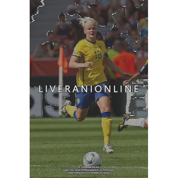 Nilla Fischer (Sweden); June 28; 2011 - Football : Fifa Women\'s World Cup Germany 2011;Group C Match 6; match between Colombia 0-1 Sweden at BayArena Stadion ;Leverkusen, Germany.;;( photo by aicfoto)(ITALY) [0855] /AGENZIA ALDO LIVERANI SAS