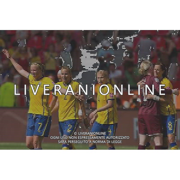 Final Joy (Sweden); June 28; 2011 - Football : Fifa Women\'s World Cup Germany 2011;Group C Match 6; match between Colombia 0-1 Sweden at BayArena Stadion ;Leverkusen, Germany.;;( photo by aicfoto)(ITALY) [0855] /AGENZIA ALDO LIVERANI SAS