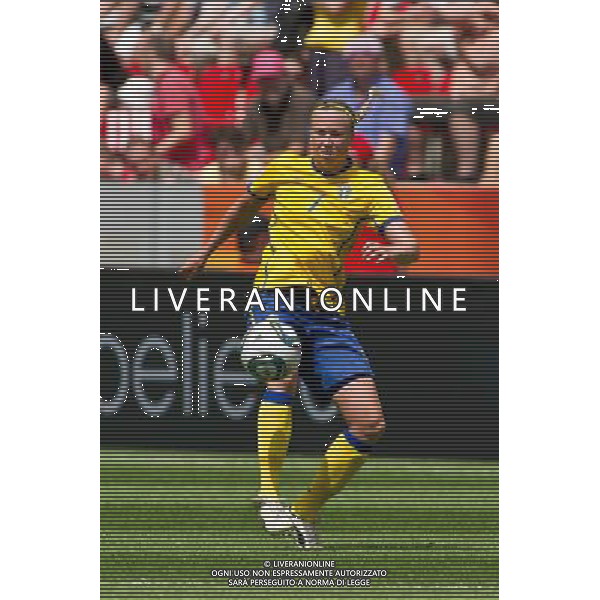 Sara Larsson (Sweden); June 28; 2011 - Football : Fifa Women\'s World Cup Germany 2011;Group C Match 6; match between Colombia 0-1 Sweden at BayArena Stadion ;Leverkusen, Germany.;;( photo by aicfoto)(ITALY) [0855] /AGENZIA ALDO LIVERANI SAS