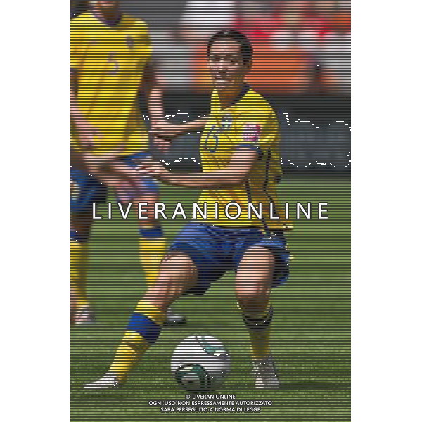 Therese Sjogran (Sweden); June 28; 2011 - Football : Fifa Women\'s World Cup Germany 2011;Group C Match 6; match between Colombia 0-1 Sweden at BayArena Stadion ;Leverkusen, Germany.;;( photo by aicfoto)(ITALY) [0855] /AGENZIA ALDO LIVERANI SAS