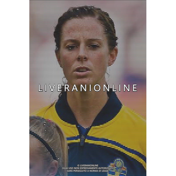 Charlotta Schelin (Sweden); June 28; 2011 - Football : Fifa Women\'s World Cup Germany 2011;Group C Match 6; match between Colombia 0-1 Sweden at BayArena Stadion ;Leverkusen, Germany.;Portrait;( photo by aicfoto)(ITALY) [0855] /AGENZIA ALDO LIVERANI SAS