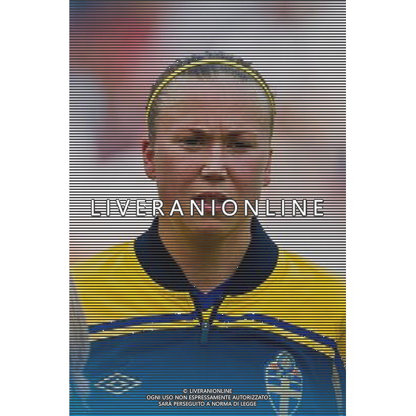 Sara Larsson (Sweden); June 28; 2011 - Football : Fifa Women\'s World Cup Germany 2011;Group C Match 6; match between Colombia 0-1 Sweden at BayArena Stadion ;Leverkusen, Germany.;Portrait;( photo by aicfoto)(ITALY) [0855] /AGENZIA ALDO LIVERANI SAS