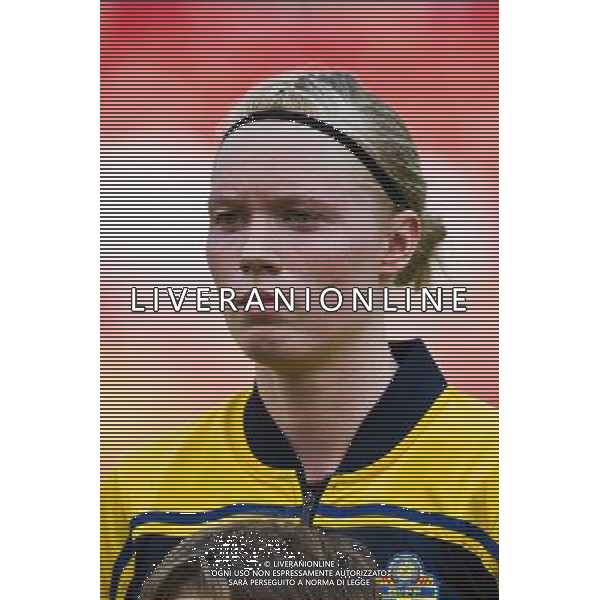 Hedvig Lindahl (Sweden); June 28; 2011 - Football : Fifa Women\'s World Cup Germany 2011;Group C Match 6; match between Colombia 0-1 Sweden at BayArena Stadion ;Leverkusen, Germany.;Portrait;( photo by aicfoto)(ITALY) [0855] /AGENZIA ALDO LIVERANI SAS