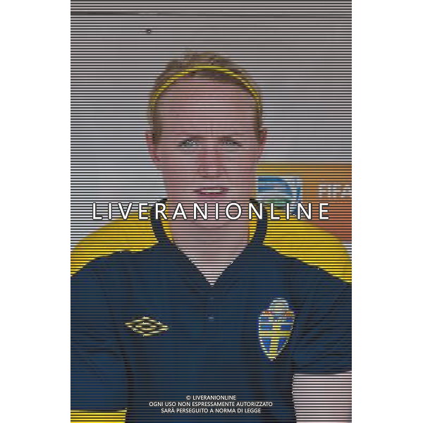 Marie Hammarstom (Sweden); June 28; 2011 - Football : Fifa Women\'s World Cup Germany 2011;Group C Match 6; match between Colombia 0-1 Sweden at BayArena Stadion ;Leverkusen, Germany.;Portrait;( photo by aicfoto)(ITALY) [0855] /AGENZIA ALDO LIVERANI SAS