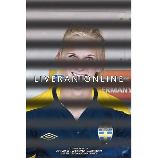 Sofia Jakobbson (Sweden); June 28; 2011 - Football : Fifa Women\'s World Cup Germany 2011;Group C Match 6; match between Colombia 0-1 Sweden at BayArena Stadion ;Leverkusen, Germany.;Portrait;( photo by aicfoto)(ITALY) [0855] /AGENZIA ALDO LIVERANI SAS