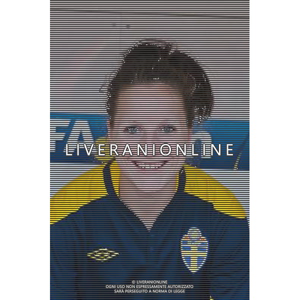 Antonia Goransson (Sweden); June 28; 2011 - Football : Fifa Women\'s World Cup Germany 2011;Group C Match 6; match between Colombia 0-1 Sweden at BayArena Stadion ;Leverkusen, Germany.;Portrait;( photo by aicfoto)(ITALY) [0855] /AGENZIA ALDO LIVERANI SAS