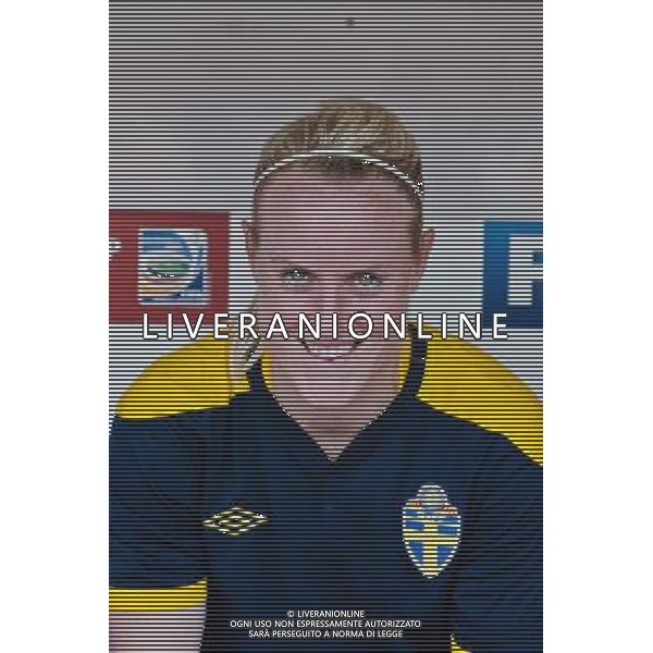 Kristin Hammarstom (Sweden); June 28; 2011 - Football : Fifa Women\'s World Cup Germany 2011;Group C Match 6; match between Colombia 0-1 Sweden at BayArena Stadion ;Leverkusen, Germany.;Portrait;( photo by aicfoto)(ITALY) [0855] /AGENZIA ALDO LIVERANI SAS