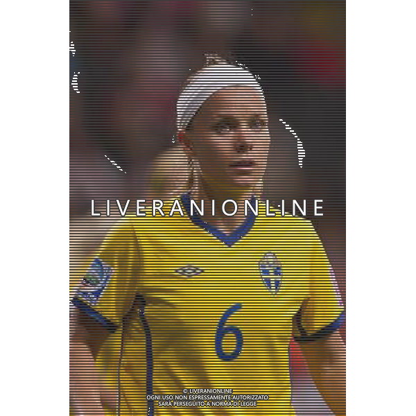 Sara Thunebro (Sweden); July 13; 2011 - Football : Fifa Women\'s World Cup Germany 2011;Semi-Finals Match 29; match between Equatorial Japan 3-1 Sweden at Commerzbank-Arena Stadion ;Frankfurt, Germany.;;( photo by aicfoto)(ITALY) [0855] /AGENZIA ALDO LIVERANI SAS