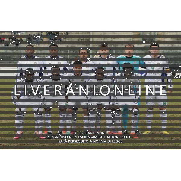 65 Torneo di Viareggio Finale Viareggio (LU) - 25.02.2013 Milan-Anderlecht Nella Foto:Anderlecht squadra formazione: Roef Davy,D\'Alberto Anthony,Mbemba Chancel,Heylen Michael,Lukaku Jordan,Dendoncker Leander,Diarra Seydina,Daf Mohammed,Tarfi Mehdi,Acheampong Frank,Soumare Mohammed /Ph.Vitez-Ag. Aldo Liverani