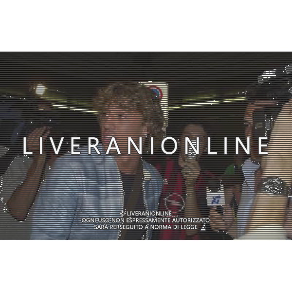MILANO,14-07-04 DFP/FOTO GIORGIO RAVEZZANI LINATE: ARRIVO HERNAN CRESPO AG ALDO LIVERANI S A S