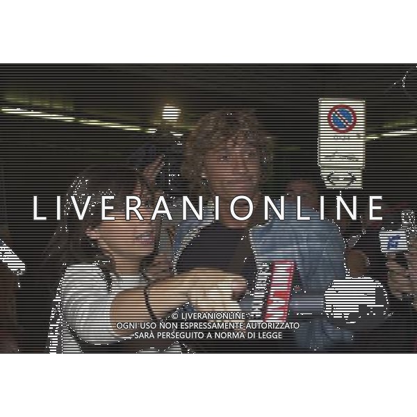 MILANO,14-07-04 DFP/FOTO GIORGIO RAVEZZANI LINATE: ARRIVO HERNAN CRESPO AG ALDO LIVERANI S A S