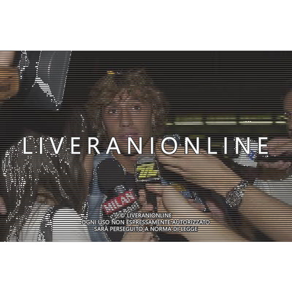 MILANO,14-07-04 DFP/FOTO GIORGIO RAVEZZANI LINATE: ARRIVO HERNAN CRESPO AG ALDO LIVERANI S A S