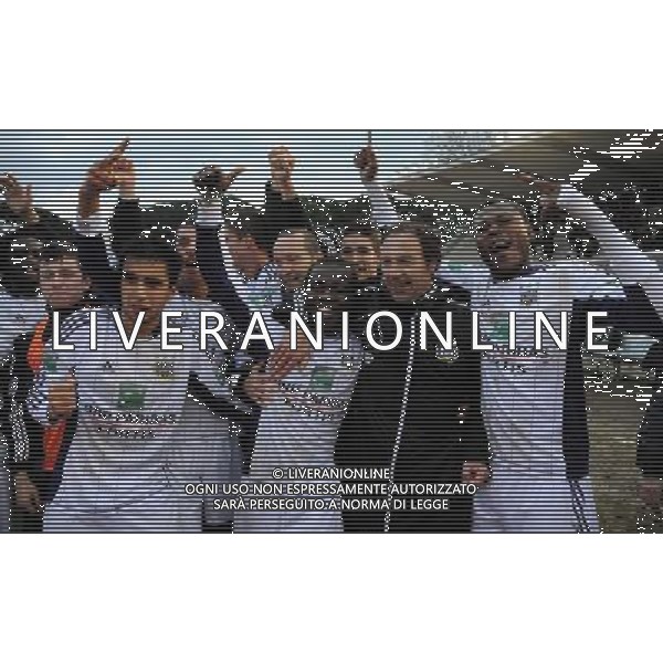 65 Torneo di Viareggio Finale Viareggio (LU) - 25.02.2013 Milan-Anderlecht Nella Foto:andercht festeggia a fine partita /Ph.Vitez-Ag. Aldo Liverani