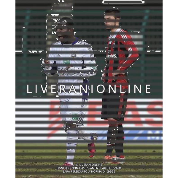 65 Torneo di Viareggio Finale Viareggio (LU) - 25.02.2013 Milan-Anderlecht Nella Foto:acheampong esulta /Ph.Vitez-Ag. Aldo Liverani