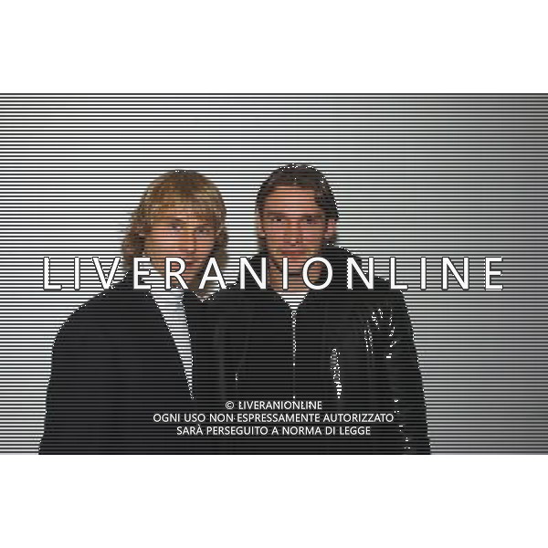 MILANO,16-12-04 DFP/FOTO GIORGIO RAVEZZANI PAVEL NEDVED - ANDRIY SHEVCHENKO IN GAZZETTA AG ALDO LIVERANI S A S
