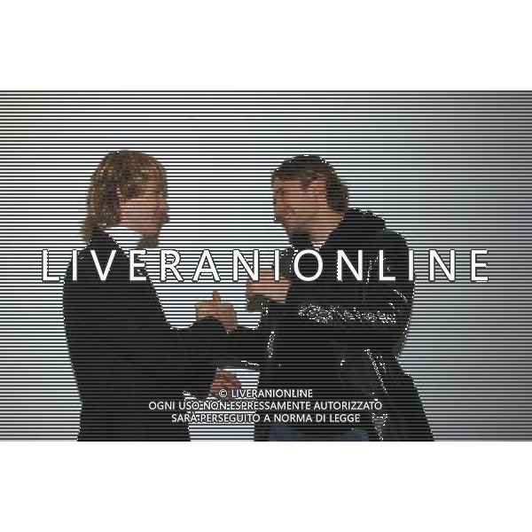 MILANO,16-12-04 DFP/FOTO GIORGIO RAVEZZANI PAVEL NEDVED - ANDRIY SHEVCHENKO IN GAZZETTA AG ALDO LIVERANI S A S