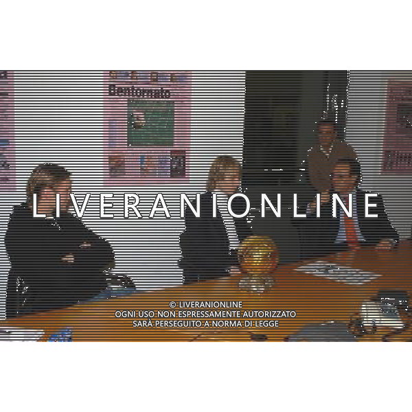 MILANO,16-12-04 DFP/FOTO GIORGIO RAVEZZANI PAVEL NEDVED - ANDRIY SHEVCHENKO IN GAZZETTA AG ALDO LIVERANI S A S