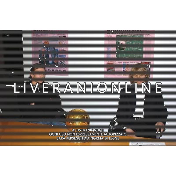 MILANO,16-12-04 DFP/FOTO GIORGIO RAVEZZANI PAVEL NEDVED - ANDRIY SHEVCHENKO IN GAZZETTA AG ALDO LIVERANI S A S