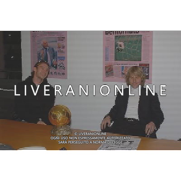 MILANO,16-12-04 DFP/FOTO GIORGIO RAVEZZANI PAVEL NEDVED - ANDRIY SHEVCHENKO IN GAZZETTA AG ALDO LIVERANI S A S
