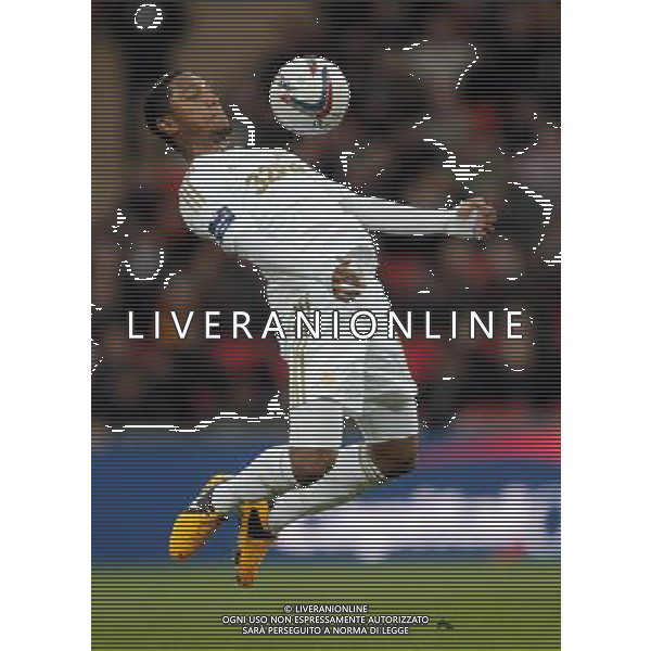 JONATHAN DE GUZMAN SWANSEA CITY FC BRADFORD CITY V SWANSEA CITY CAPITAL ONE FOOTBALL LEAGUE CUP FINAL 2013 WEMBLEY STADIUM, LONDON, ENGLAND 24 February 2013 GAQ66082 CAPITAL ONE CUP FINAL 2013 WARNING! This Photograph May Only Be Used For Newspaper And/Or Magazine Editorial Purposes. May Not Be Used For Publications Involving 1 player, 1 Club Or 1 Competition Without Written Authorisation From Football DataCo Ltd. For Any Queries, Please Contact Football DataCo Ltd on +44 (0) 207 864 9121