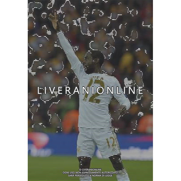 Wembley Stadium Bradford city v Swansea City Capital One Cup Final 24/02/2013 Nathan Dyer (Swansea) celebrates after scoring first goal Photo: Roger Parker Fotosports International ©PHOTOSHOT/AGENZIA ALDO LIVERANI SAS - ITALY ONLY - EDITORIAL USE ONLY