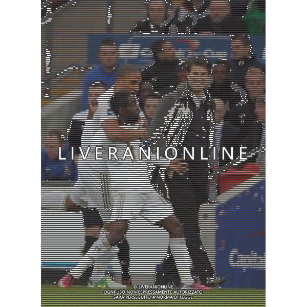 NATHAN DYER CELEBRATES IN FRONT OF MICHAEL LAUDRUP BRADFORD CITY V SWANSEA CITY BRADFORD CITY V SWANSEA CITY CAPITAL ONE FOOTBALL LEAGUE CUP FINAL 2013 WEMBLEY STADIUM, LONDON, ENGLAND 24 February 2013 GAQ66069 CAPITAL ONE CUP FINAL 2013 WARNING! This Photograph May Only Be Used For Newspaper And/Or Magazine Editorial Purposes. May Not Be Used For Publications Involving 1 player, 1 Club Or 1 Competition Without Written Authorisation From Football DataCo Ltd. For Any Queries, Please Contact Football DataCo Ltd on +44 (0) 207 864 9121