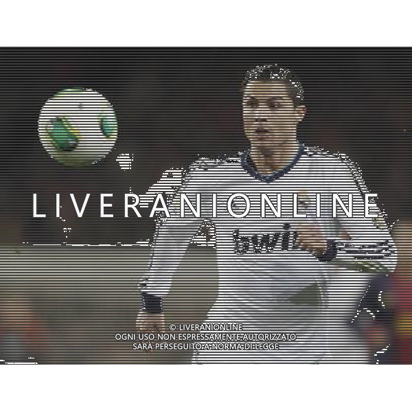 Real Madrid\'s Cristiano Ronaldo during Copa del Rey - King\'s Cup semifinal second match.February 26,2013. (ALFAQUI/Acero) AG ALDO LVERANI S A S ONLY ITALY