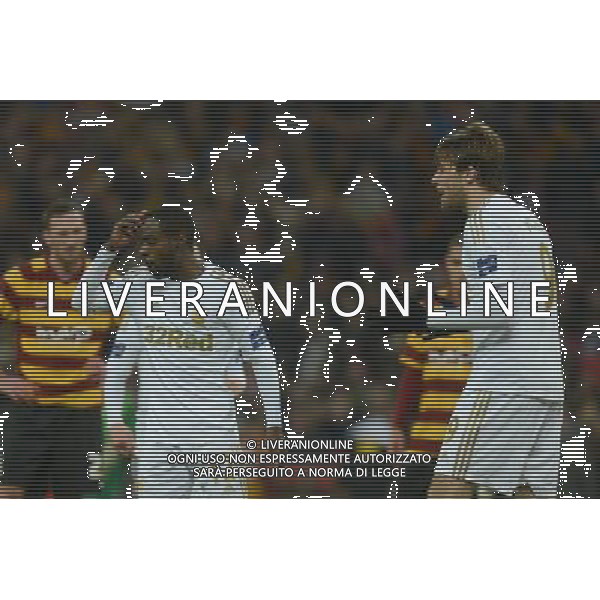 Swansea City\'s Michu trys to reason with team-mate Nathan Dyer Football - Capital One Cup Final - Bradford City v Swansea City - Sunday 24th February 2013 - Wembley National Stadium - Wembley - London © CameraSport - 43 Linden Ave. Countesthorpe. Leicester. England. LE8 5PG - Tel: +44 (0) 116 277 4147 - admin@camerasport.com - www.camerasport.com ©photoshot/AGENZIA ALDO LIVERANI SAS - ITALY ONLY - EDITORIAL USE ONLY