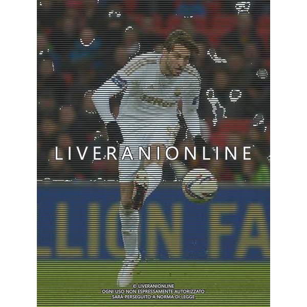 Swansea City\'s Michu in action during todays match Football - Capital One Cup Final - Bradford City v Swansea City - Sunday 24th February 2013 - Wembley National Stadium - Wembley - London © CameraSport - 43 Linden Ave. Countesthorpe. Leicester. England. LE8 5PG - Tel: +44 (0) 116 277 4147 - admin@camerasport.com - www.camerasport.com ©photoshot/AGENZIA ALDO LIVERANI SAS - ITALY ONLY - EDITORIAL USE ONLY