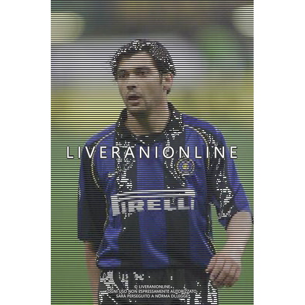MILANO, 04-04-02 DFP/ MARCO LUSSOSO INTER-FEYENOORD (COPPA UEFA) NELLA FOTO: SERGIO CONCEICAO AG ALDO LIVERANI S A S
