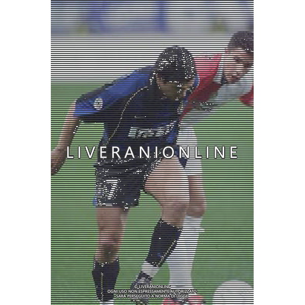 MILANO, 04-04-02 DFP/ MARCO LUSSOSO INTER-FEYENOORD (COPPA UEFA) NELLA FOTO: SERGIO CONCEICAO AG ALDO LIVERANI S A S
