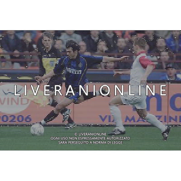 MILANO, 04-04-02 DFP/ MARCO LUSSOSO INTER-FEYENOORD (COPPA UEFA) NELLA FOTO: SERGIO CONCEICAO AG ALDO LIVERANI S A S