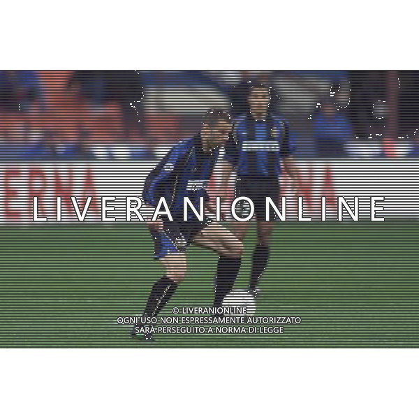MILANO, 04-04-02 DFP/ MARCO LUSSOSO INTER-FEYENOORD (COPPA UEFA) NELLA FOTO: LUIGI DI BIAGIO AG ALDO LIVERANI S A S