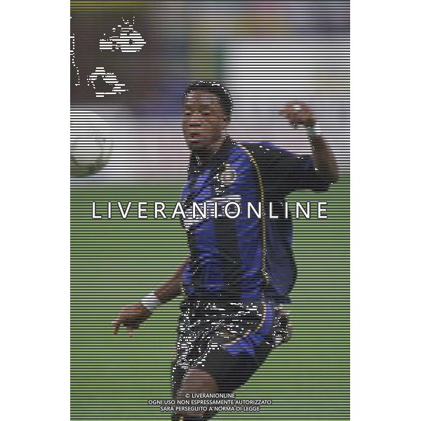 MILANO, 04-04-02 DFP/ MARCO LUSSOSO INTER-FEYENOORD (COPPA UEFA) NELLA FOTO: MOHAMED KALLON AG ALDO LIVERANI S A S
