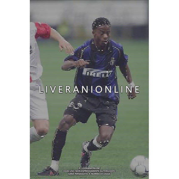 MILANO, 04-04-02 DFP/ MARCO LUSSOSO INTER-FEYENOORD (COPPA UEFA) NELLA FOTO: MOHAMED KALLON AG ALDO LIVERANI S A S
