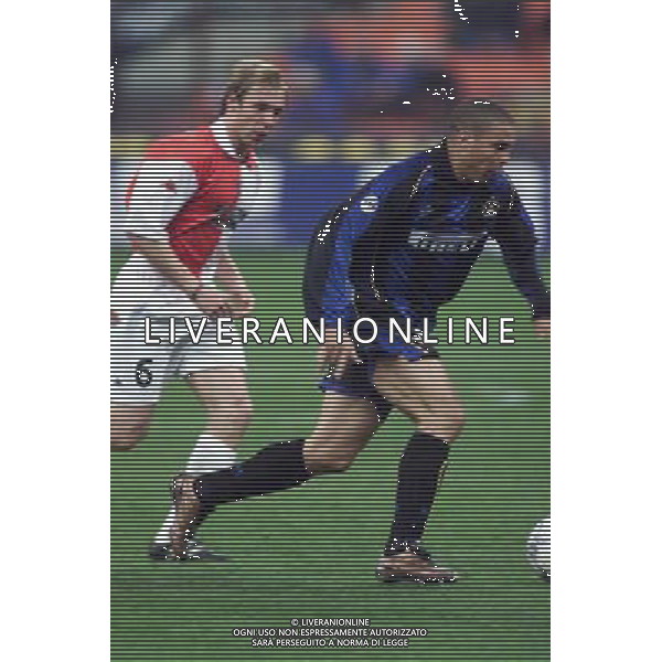 MILANO, 04-04-02 DFP/ MARCO LUSSOSO INTER-FEYENOORD (COPPA UEFA) NELLA FOTO: RONALDO AG ALDO LIVERANI S A S