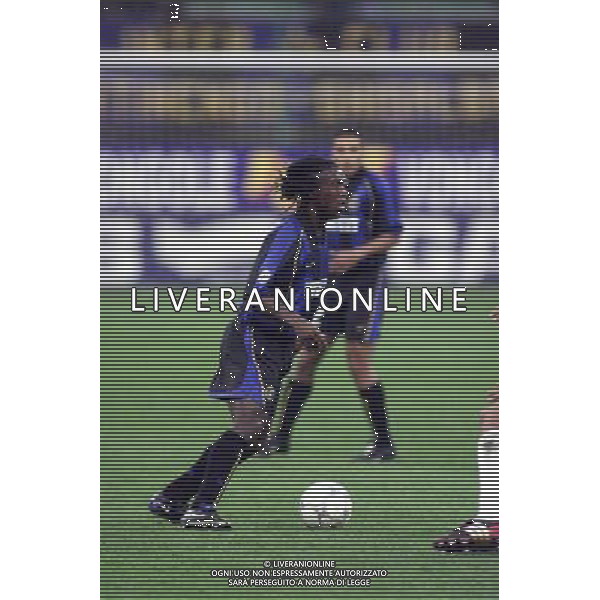 MILANO, 04-04-02 DFP/ MARCO LUSSOSO INTER-FEYENOORD (COPPA UEFA) NELLA FOTO: CLARENCE SEEDORF AG ALDO LIVERANI S A S