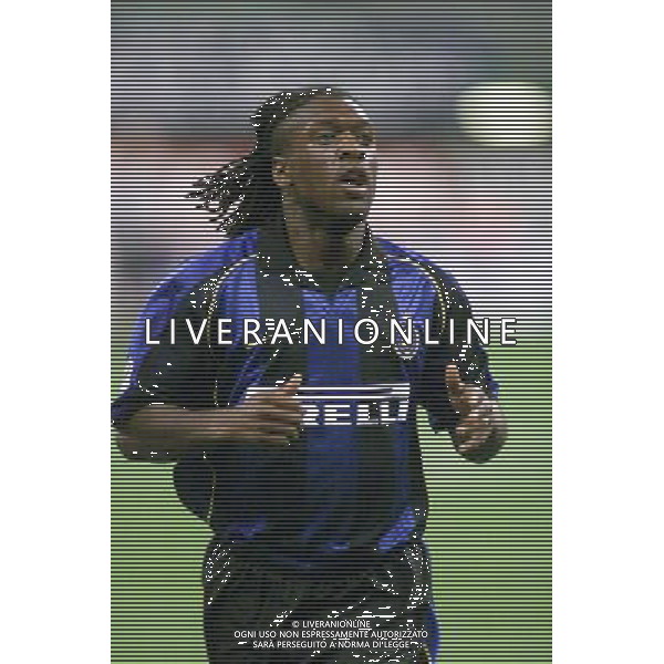 MILANO, 04-04-02 DFP/ MARCO LUSSOSO INTER-FEYENOORD (COPPA UEFA) NELLA FOTO: CLARENCE SEEDORF AG ALDO LIVERANI S A S