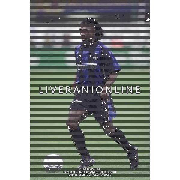 MILANO, 04-04-02 DFP/ MARCO LUSSOSO INTER-FEYENOORD (COPPA UEFA) NELLA FOTO: CLARENCE SEEDORF AG ALDO LIVERANI S A S