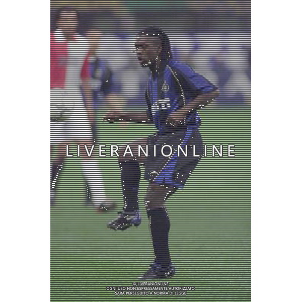 MILANO, 04-04-02 DFP/ MARCO LUSSOSO INTER-FEYENOORD (COPPA UEFA) NELLA FOTO: CLARENCE SEEDORF AG ALDO LIVERANI S A S