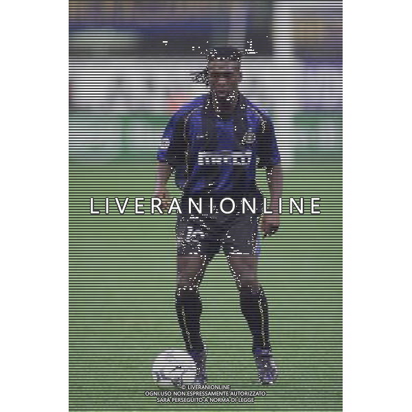 MILANO, 04-04-02 DFP/ MARCO LUSSOSO INTER-FEYENOORD (COPPA UEFA) NELLA FOTO: CLARENCE SEEDORF AG ALDO LIVERANI S A S
